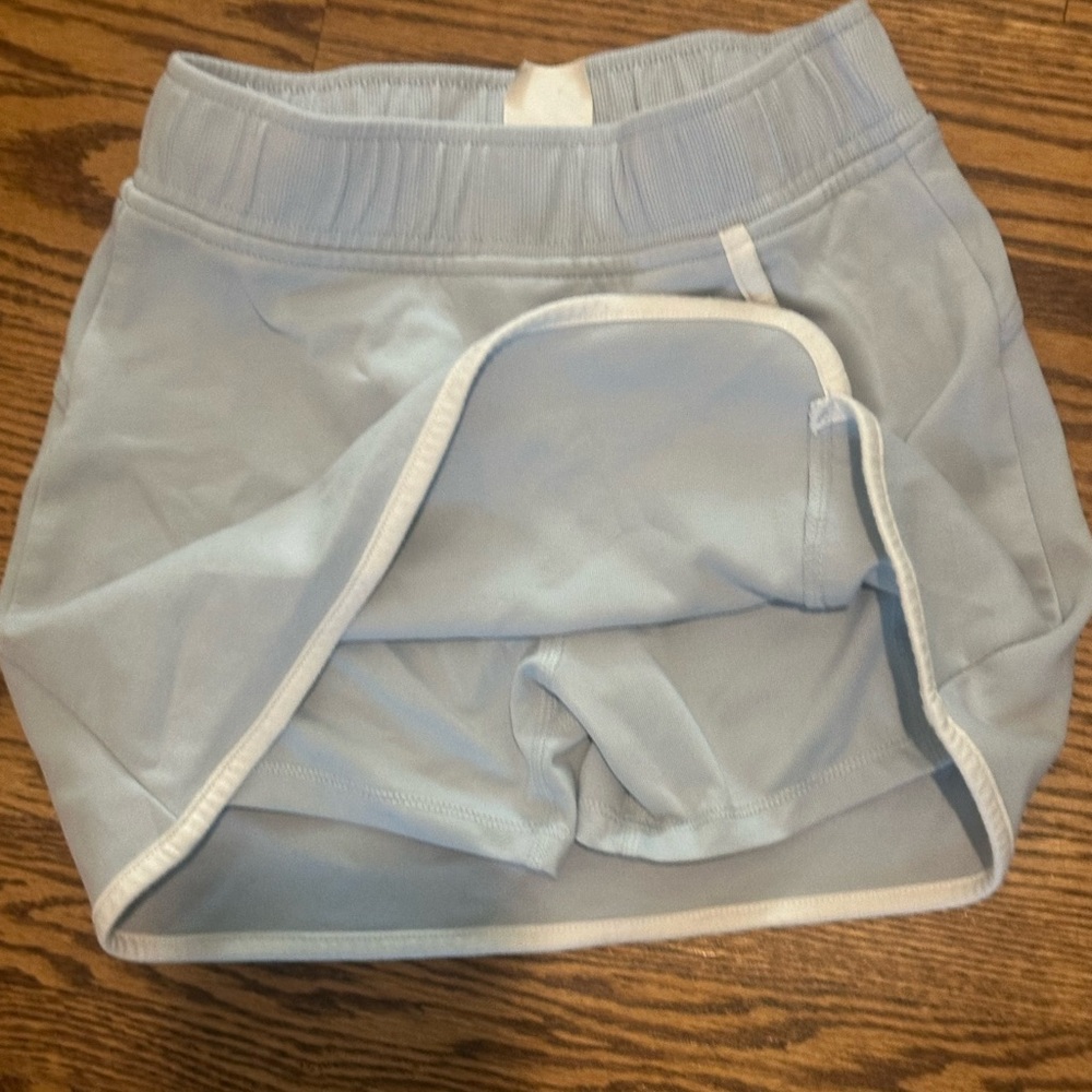 Dynamic Fleece Light Blue Skort (Shorts+Skirt combo)